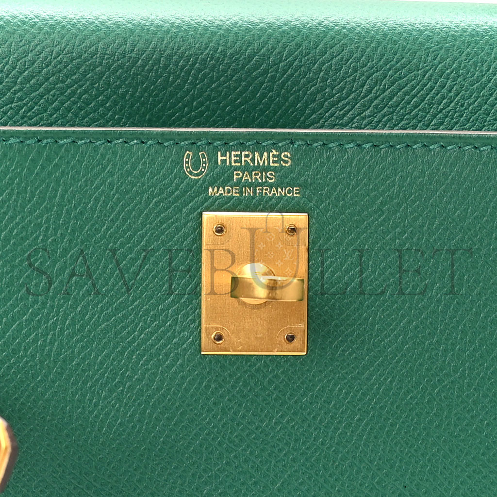 HERMÈS MASTER EPSOM KELLY 28 VE RT VERTIGO CR STARVING (28*22*10cm) 